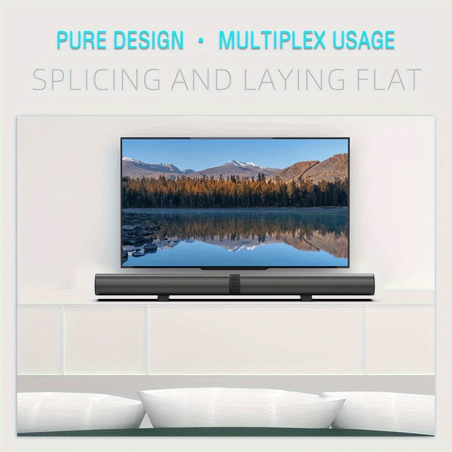 Boxă TV Wireless Detasabilă WZERTKNV - Sunet Surround 6.1 - Venduqo