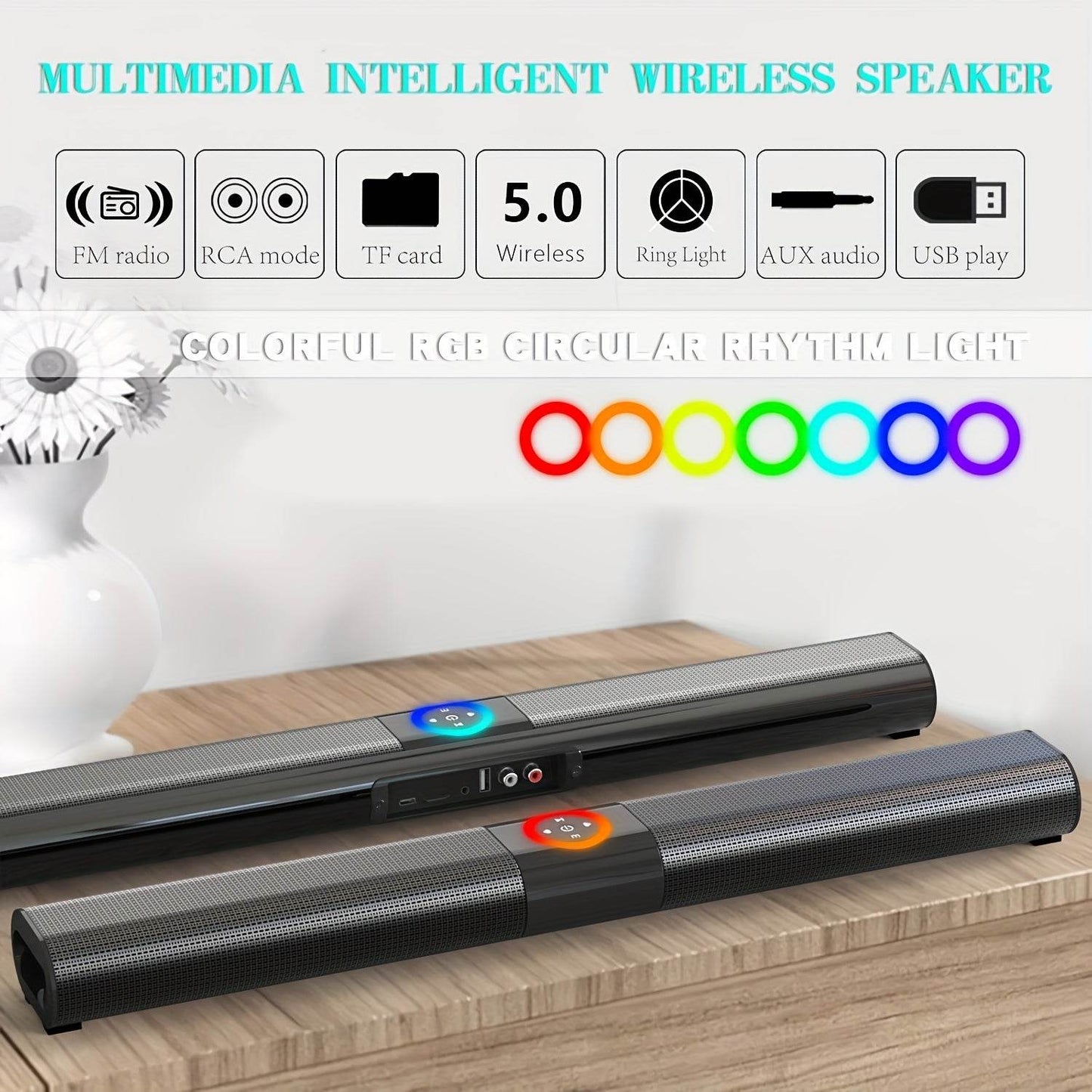 Soundbar Wireless WZERTKNV pentru Televizor & PC - Venduqo