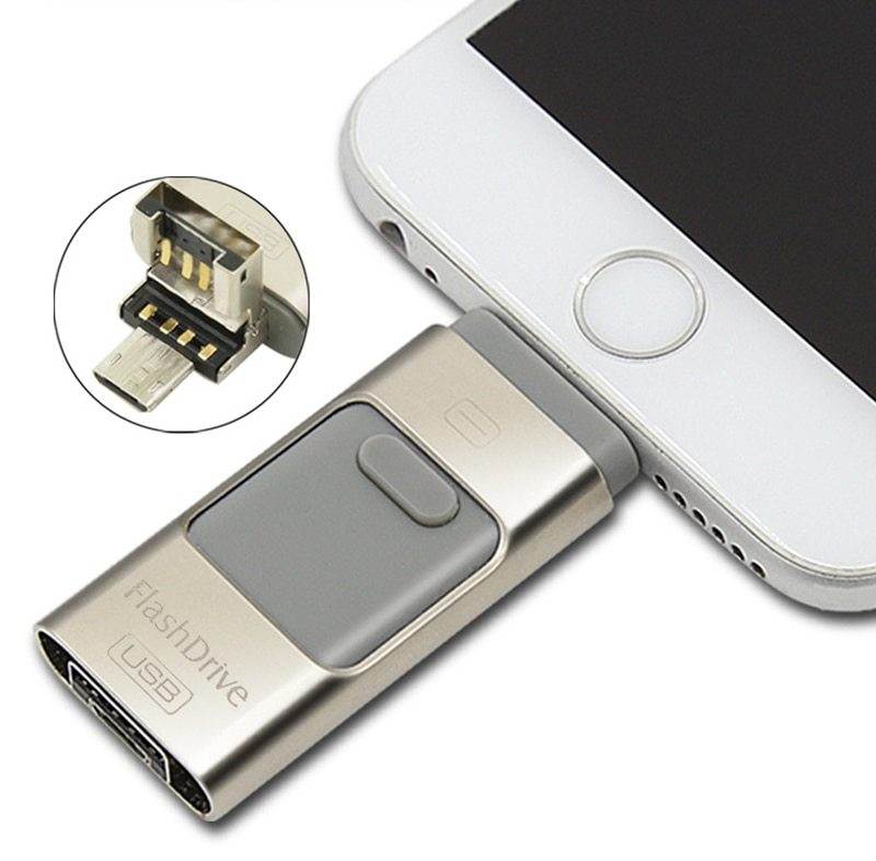 Flash Disk OTG 3 în 1 pentru Computer și Telefon Mobil - Venduqo