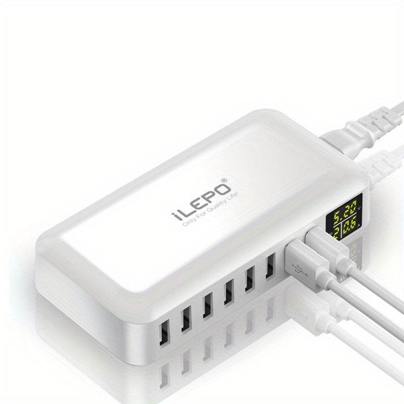 Încărcător Rapid Multi-funcțional cu 8 Porturi 40W - Venduqo