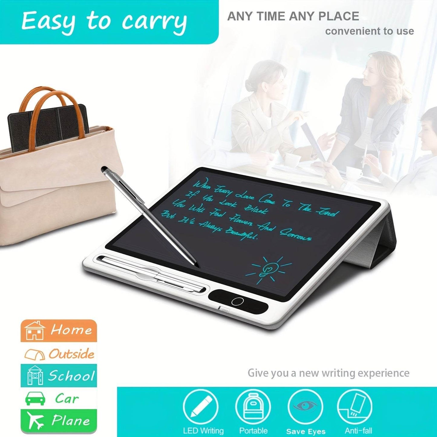 Tablet Scriere 25.65 cm cu Carcasa din Piele - Venduqo