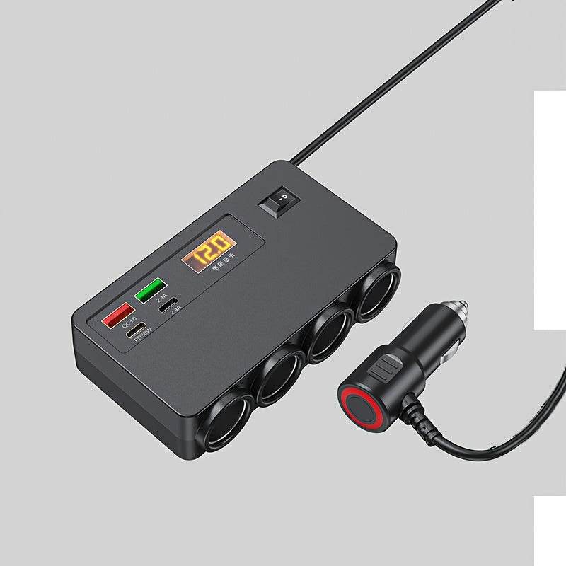 Incarcator Auto 120W, 12V-24V, 2 USB si 2 Porturi PD - Venduqo