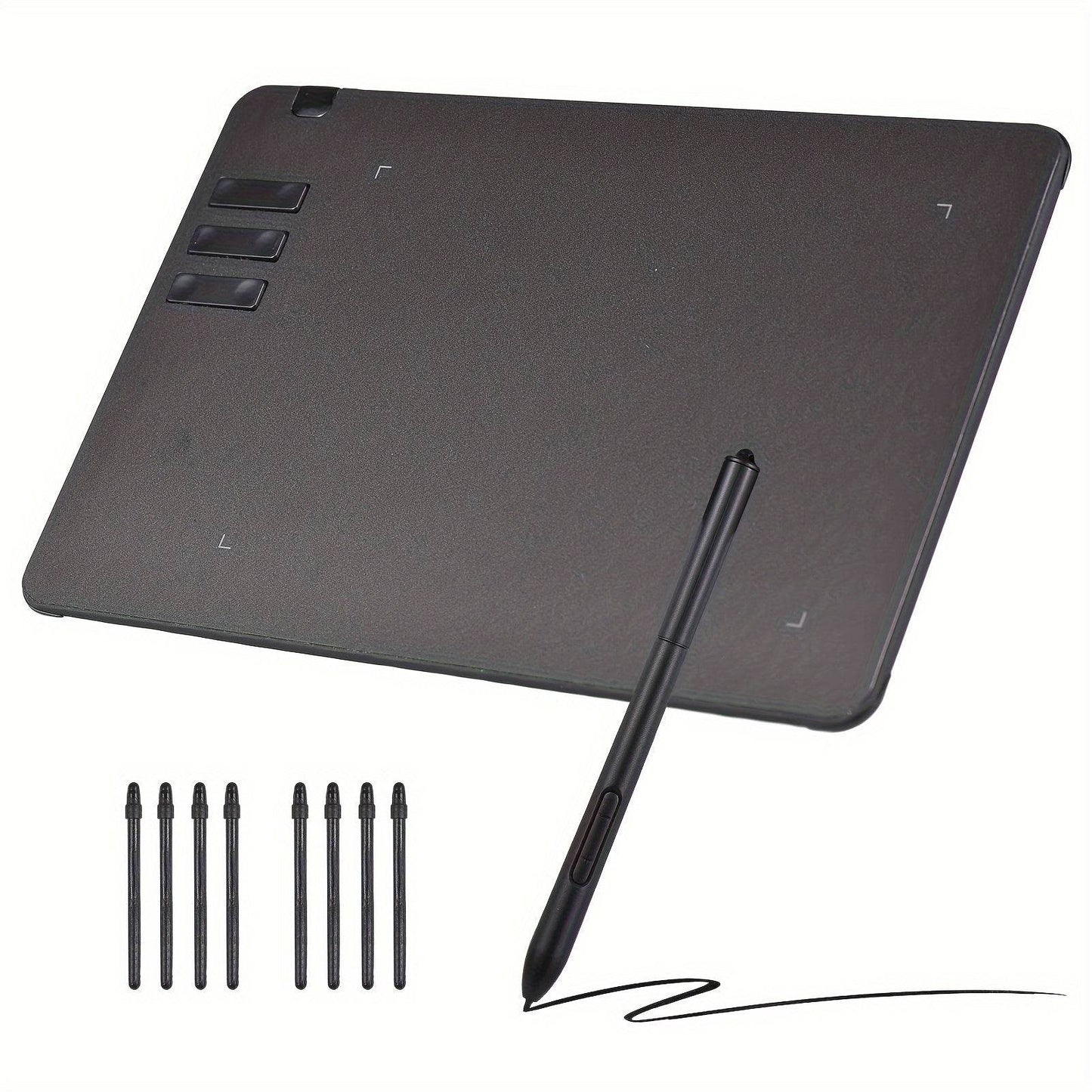 Tableta grafică ELFO LARANJA cu Stilou - 16.99 x 10.69 cm - Venduqo
