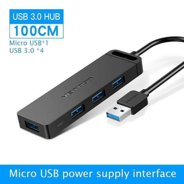 USB Extender 3.0 Splitter cu 4 Hub-uri - Venduqo