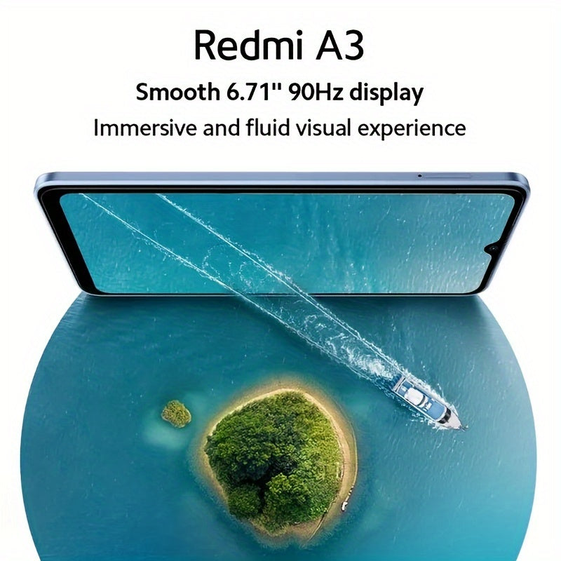 Xiaomi Redmi A3 Smartphone - 6.71" Display, 4GB RAM, 128GB Storage