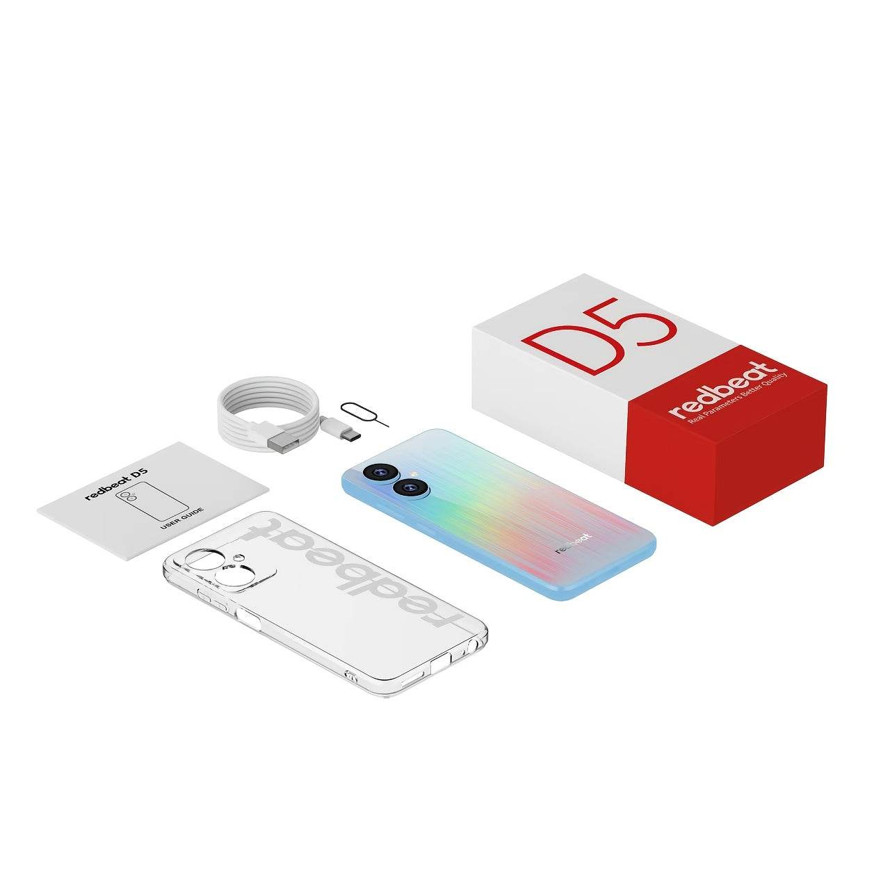 Smartphone redbeat D5 Blue, 4GB RAM, 64GB ROM, Android 14 - Venduqo