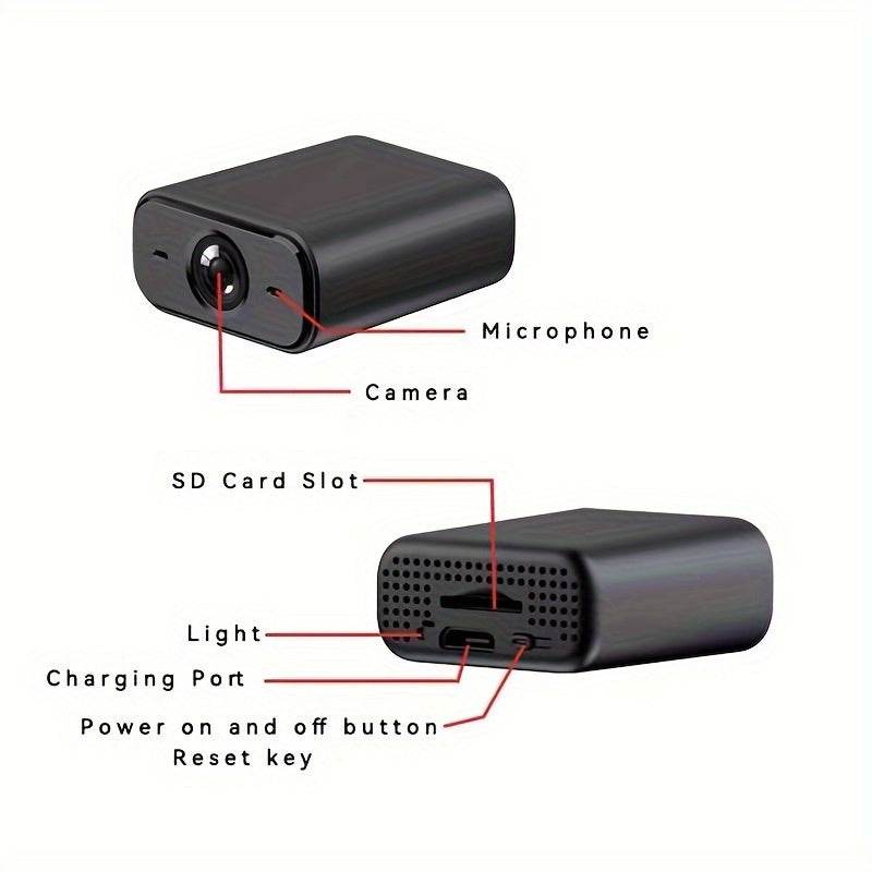 Cameră de Securitate Wireless Compactă X6 cu Viziune Nocturnă - Venduqo
