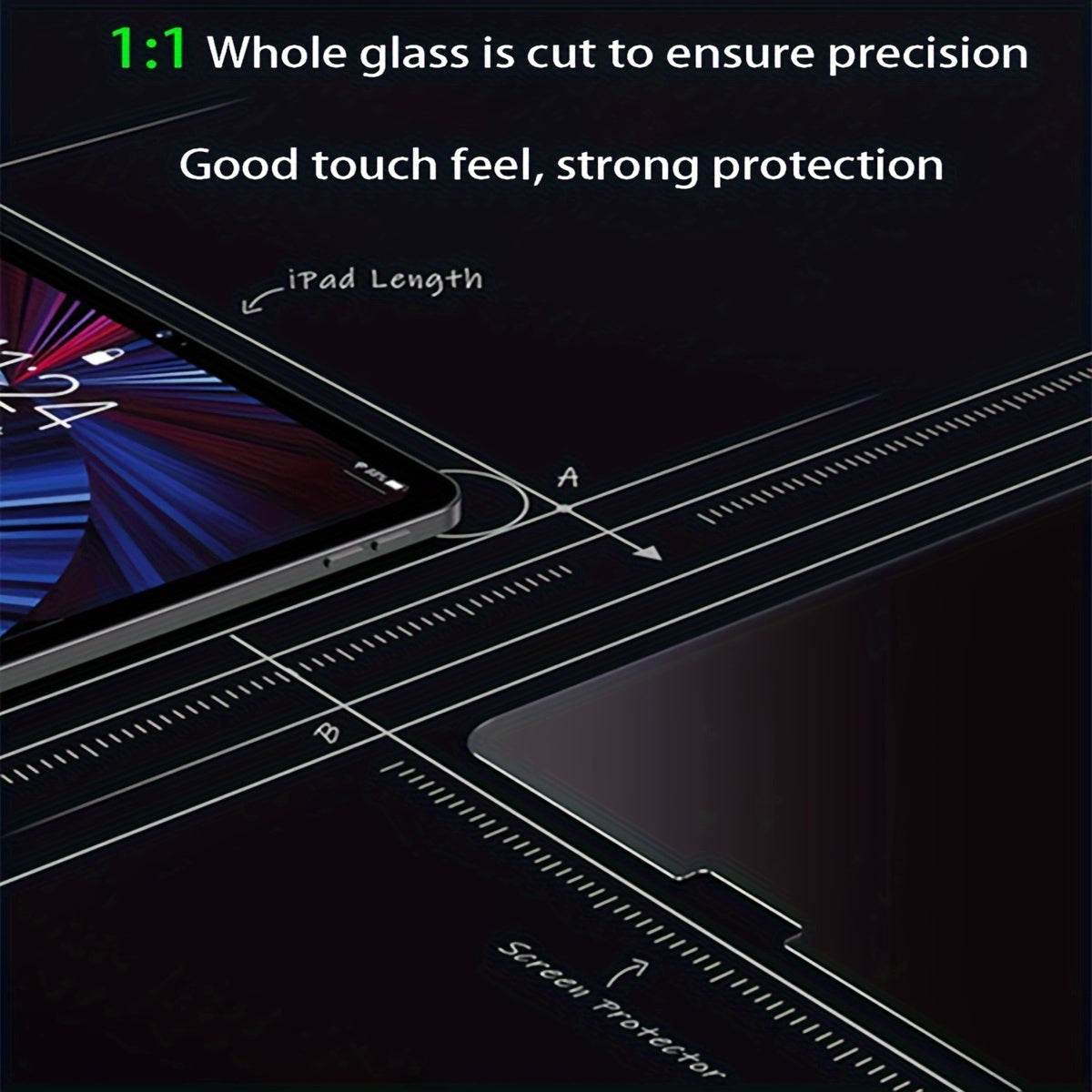 Protecție Ecran din Sticlă Temperată 2pcs pentru iPad Air - Venduqo