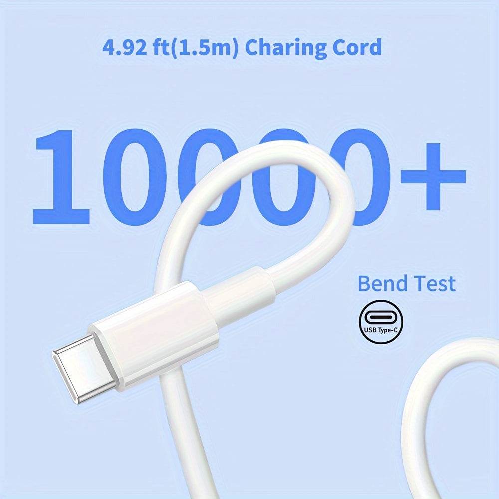 Încărcător Rapid 65W USB-C GaN PD cu Cablu de 150cm - Venduqo