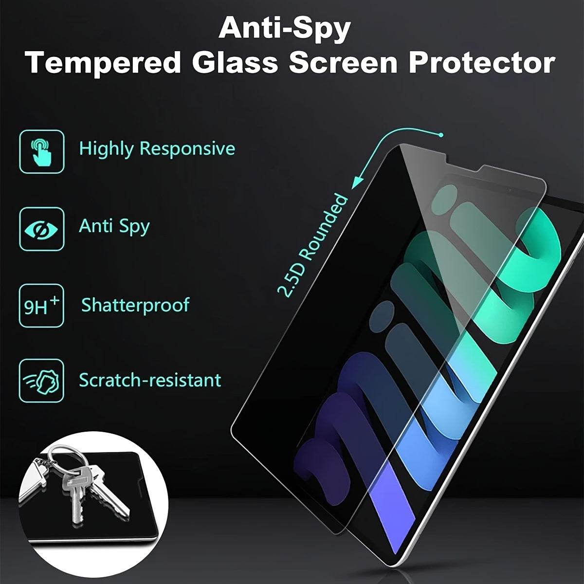 Protecție Ecran din Sticlă Temperată 2pcs pentru iPad Air - Venduqo