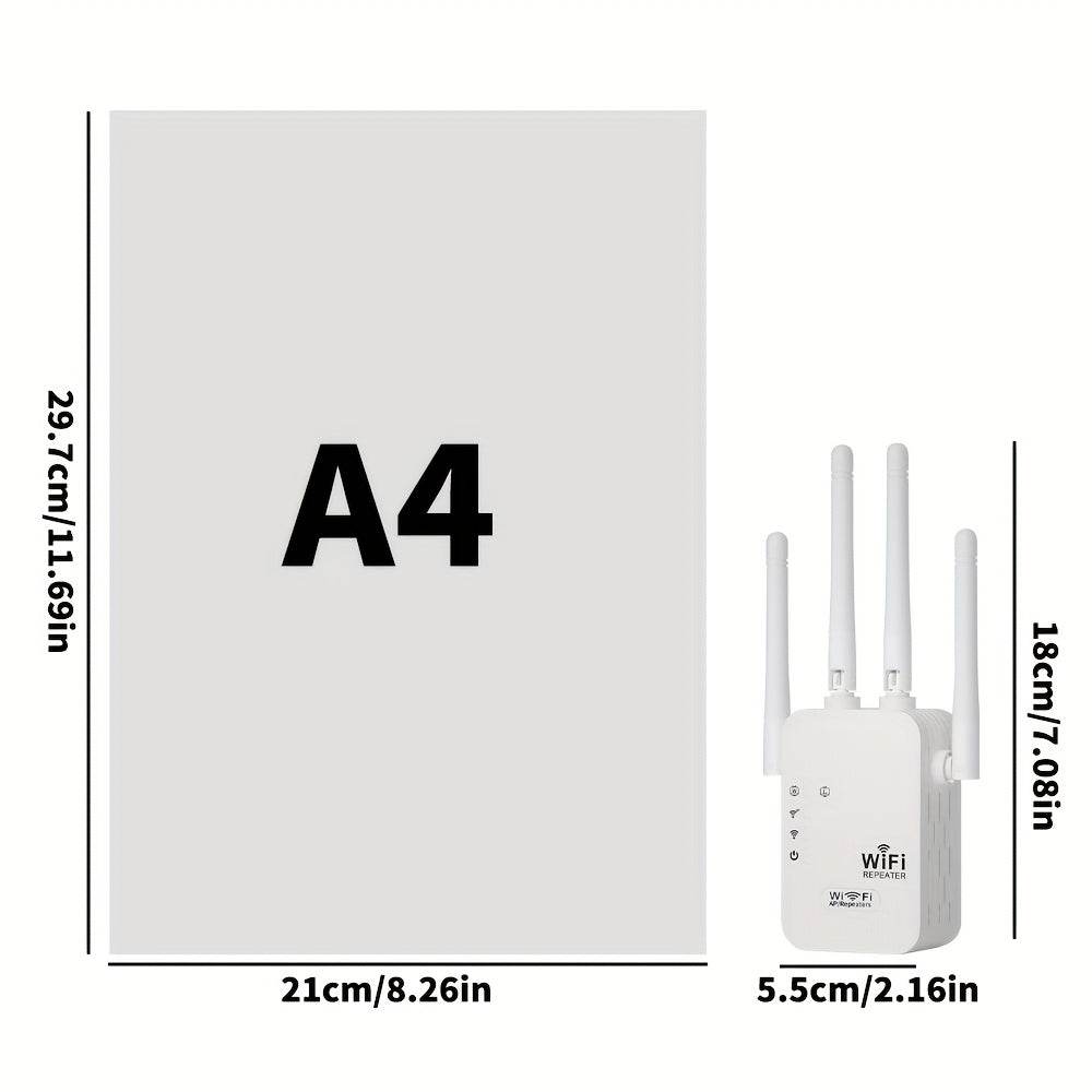 OURLIFE Extensor WiFi Dual-Band 1200Mbps - Acoperire 360° - Venduqo