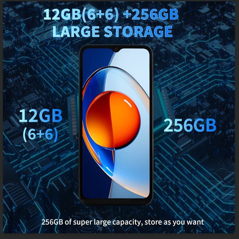 Smartphone 256GB, Android 14, Camera 50MP, 5000mAh - Venduqo