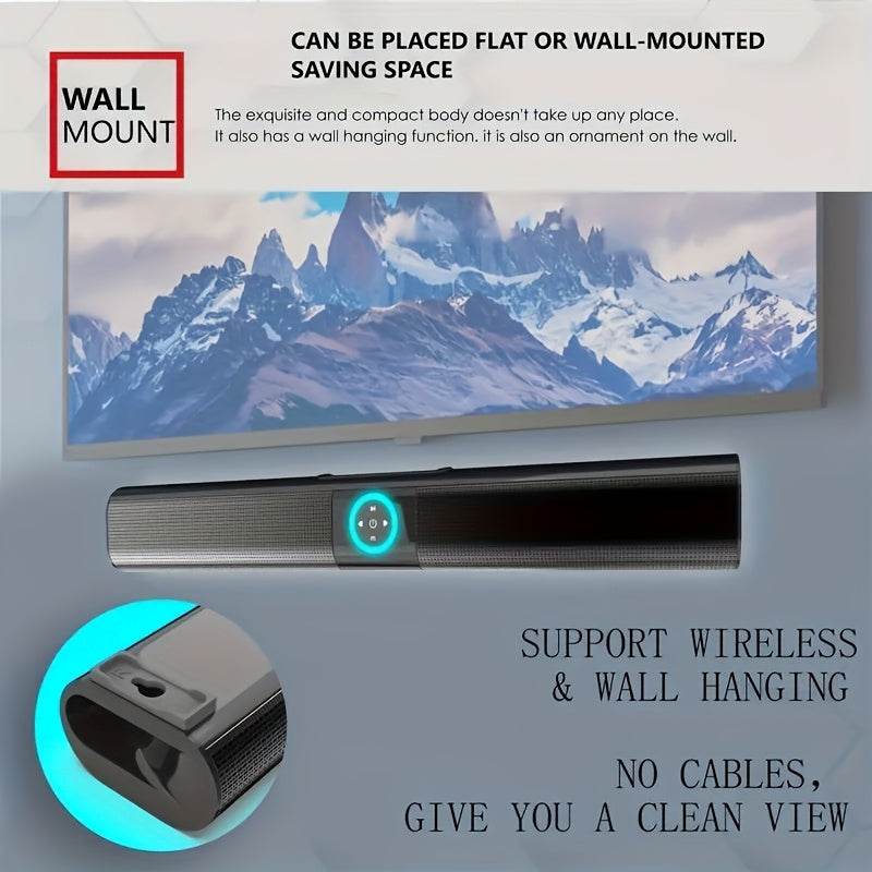 Soundbar Wireless WZERTKNV pentru Televizor & PC - Venduqo