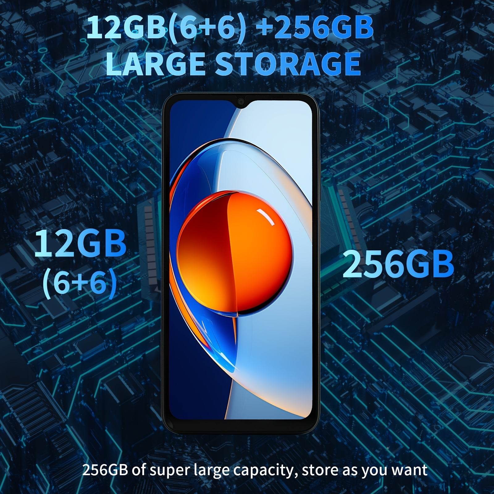 Smartphone Redbeat E3 2024 - 12GB RAM, 256GB ROM, 50MP Camera - Venduqo