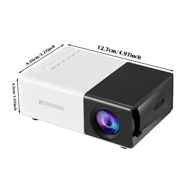 Proiector Mini YLEEGS 800+ Lumeni, Compact, 3D, USB - Venduqo
