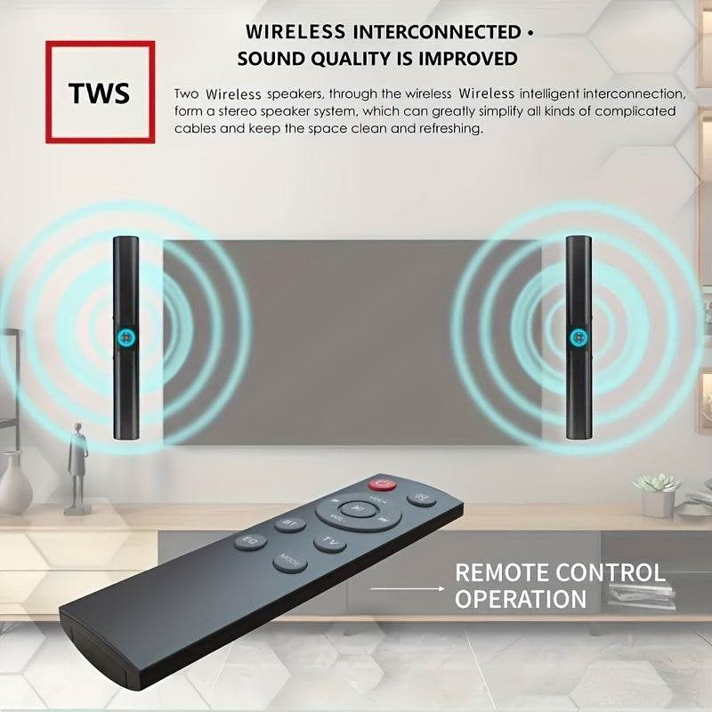 Soundbar Wireless WZERTKNV pentru Televizor & PC - Venduqo