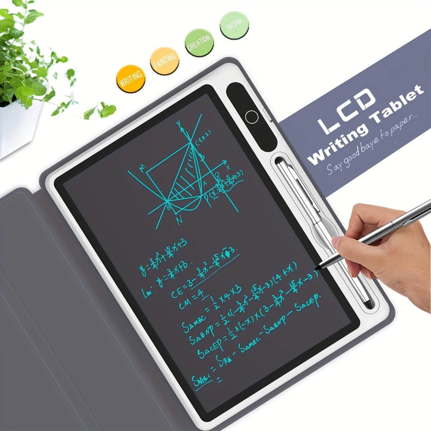 25.65 cm Writing Tablet with Premium Leather Case