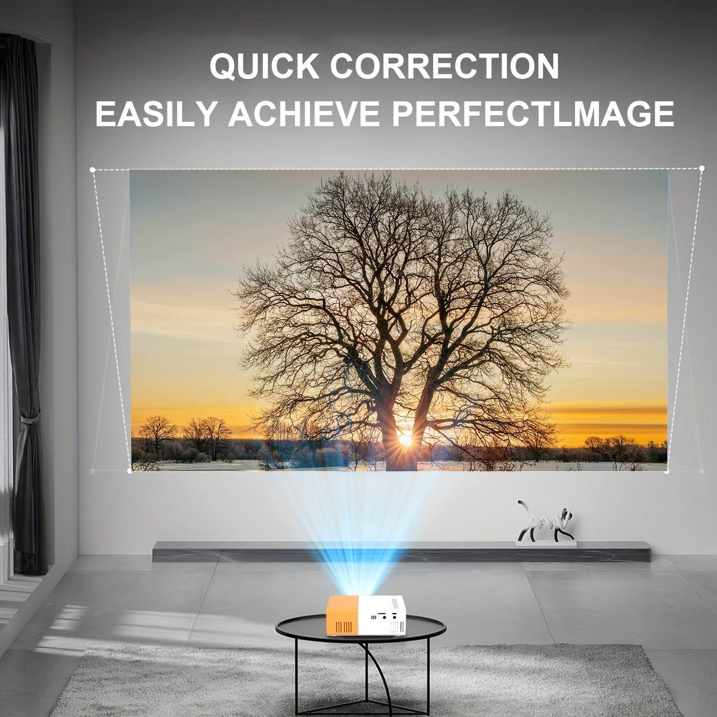 Proiector ZRZTM 4K UHD LED cu Difuzor Integrat - Venduqo