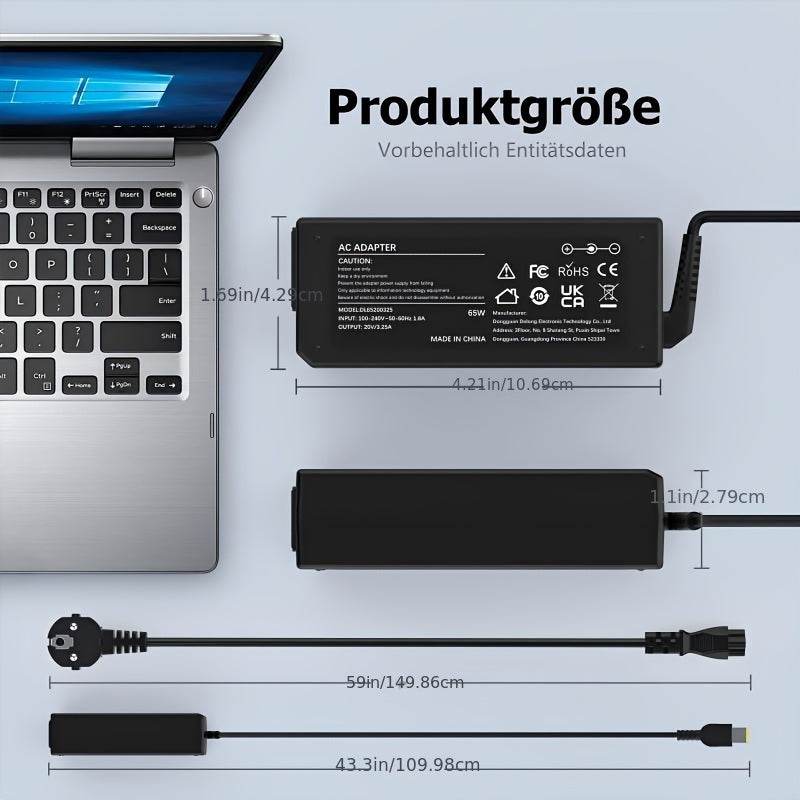 Încărcător Lenovo ThinkPad 65W cu Port USB - 20V 3.25A - Venduqo