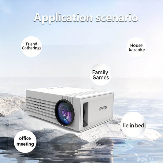 Proiector Portabil HD YLEEGS 2025, 800+ Lumeni, Control Remote - Venduqo