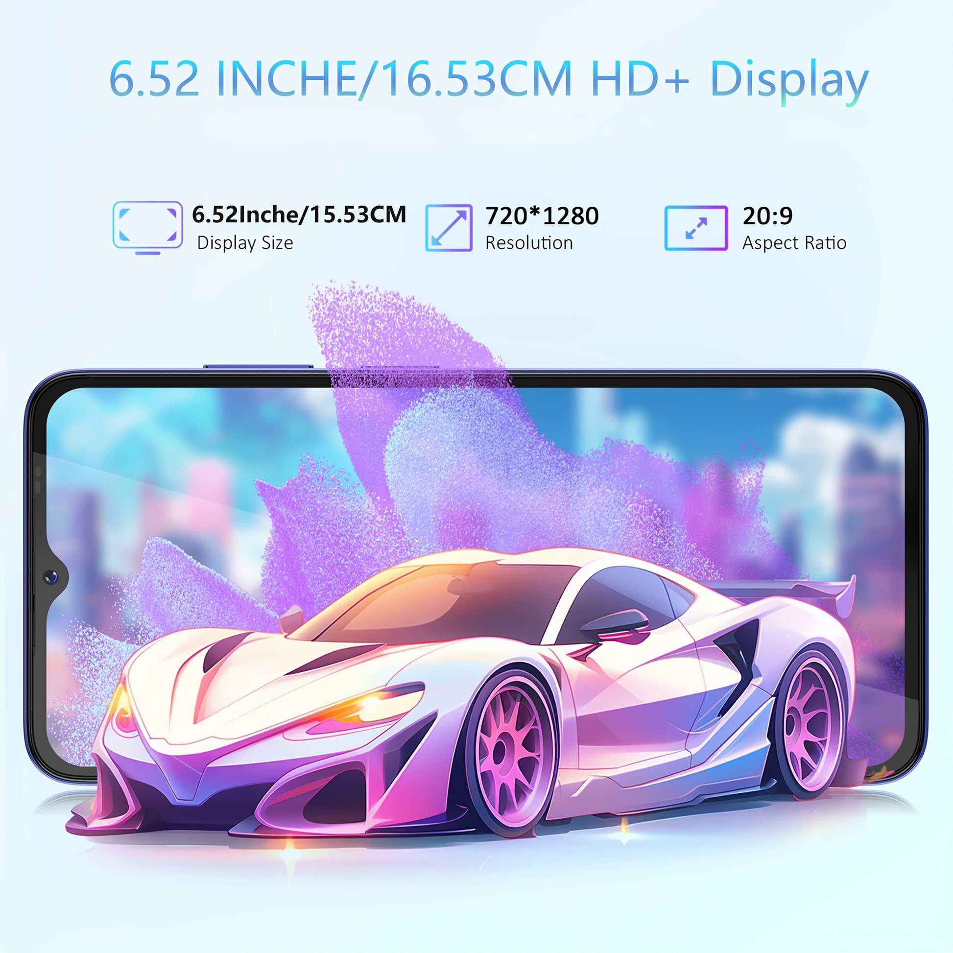 redbeat D5 - 6.52" LCD Smartphone with Octa-core Processor