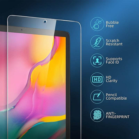 SDONE Tempered Glass Screen Protector for 10.1 Tablets - 2 Pack
