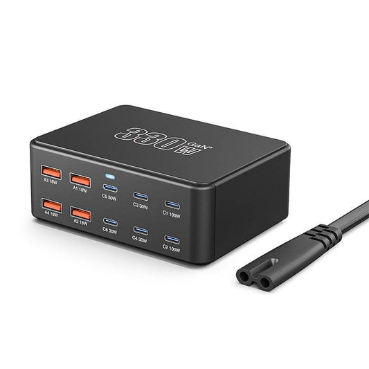 330W GaN III USB C Hub Charger - 10 Ports