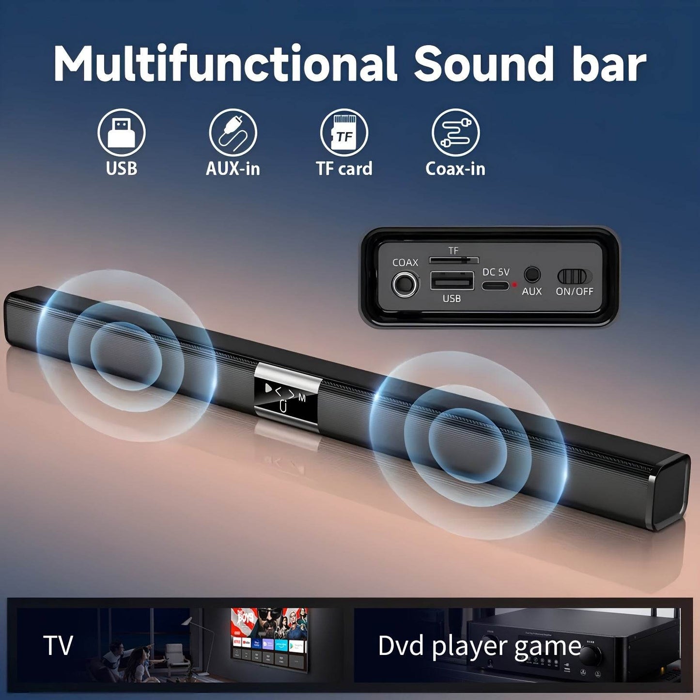 Bară de sunet JYX HiFi cu două difuzoare - Venduqo