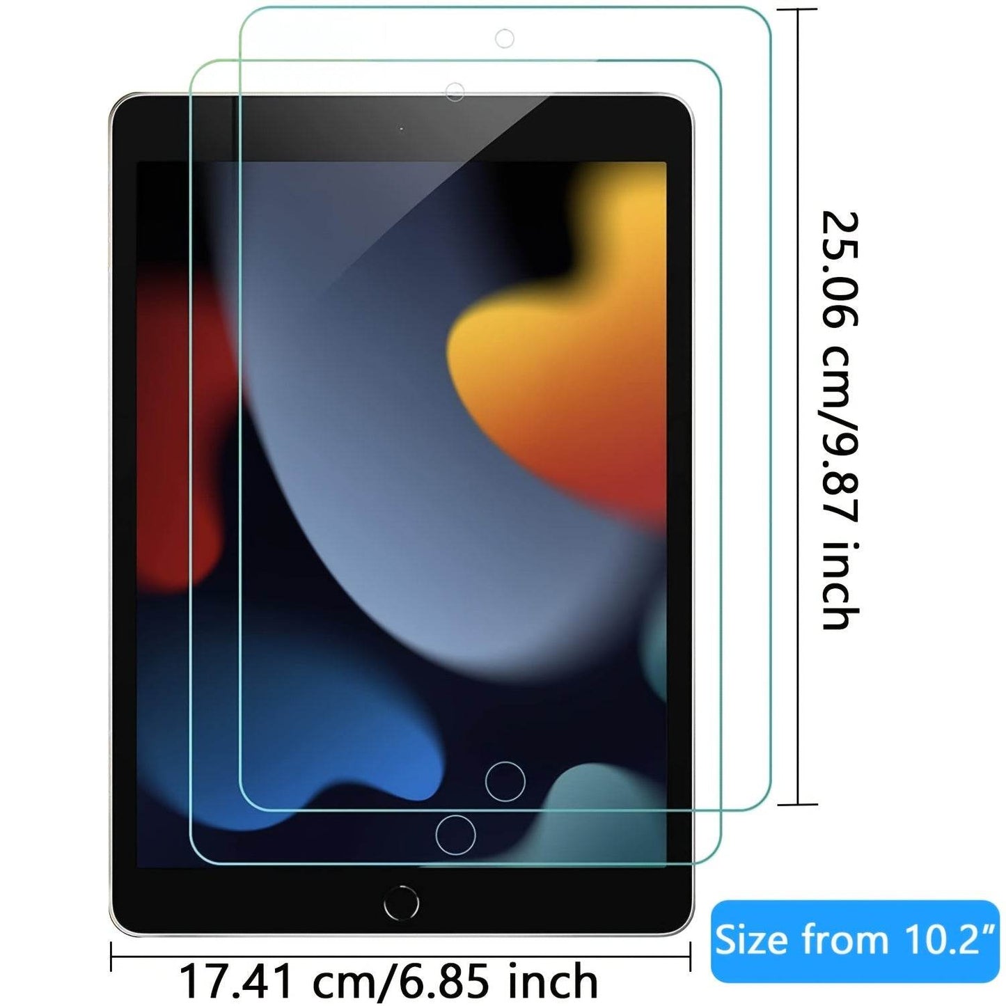 2buc Folii de Sticlă Temperată pentru iPad 10.2 inch - Venduqo