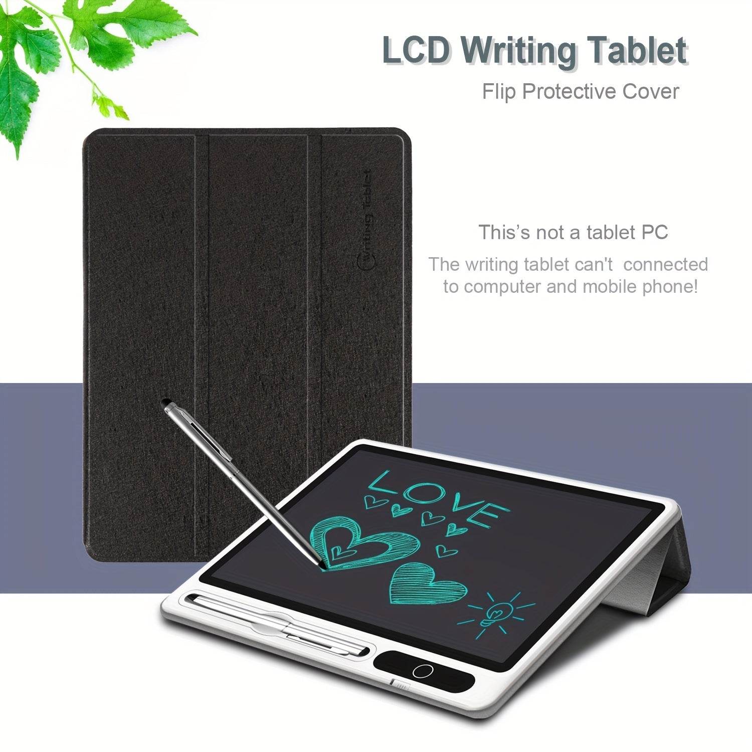 Tablet LCD 23.62cm cu Husa Protectoare din Piele - Venduqo