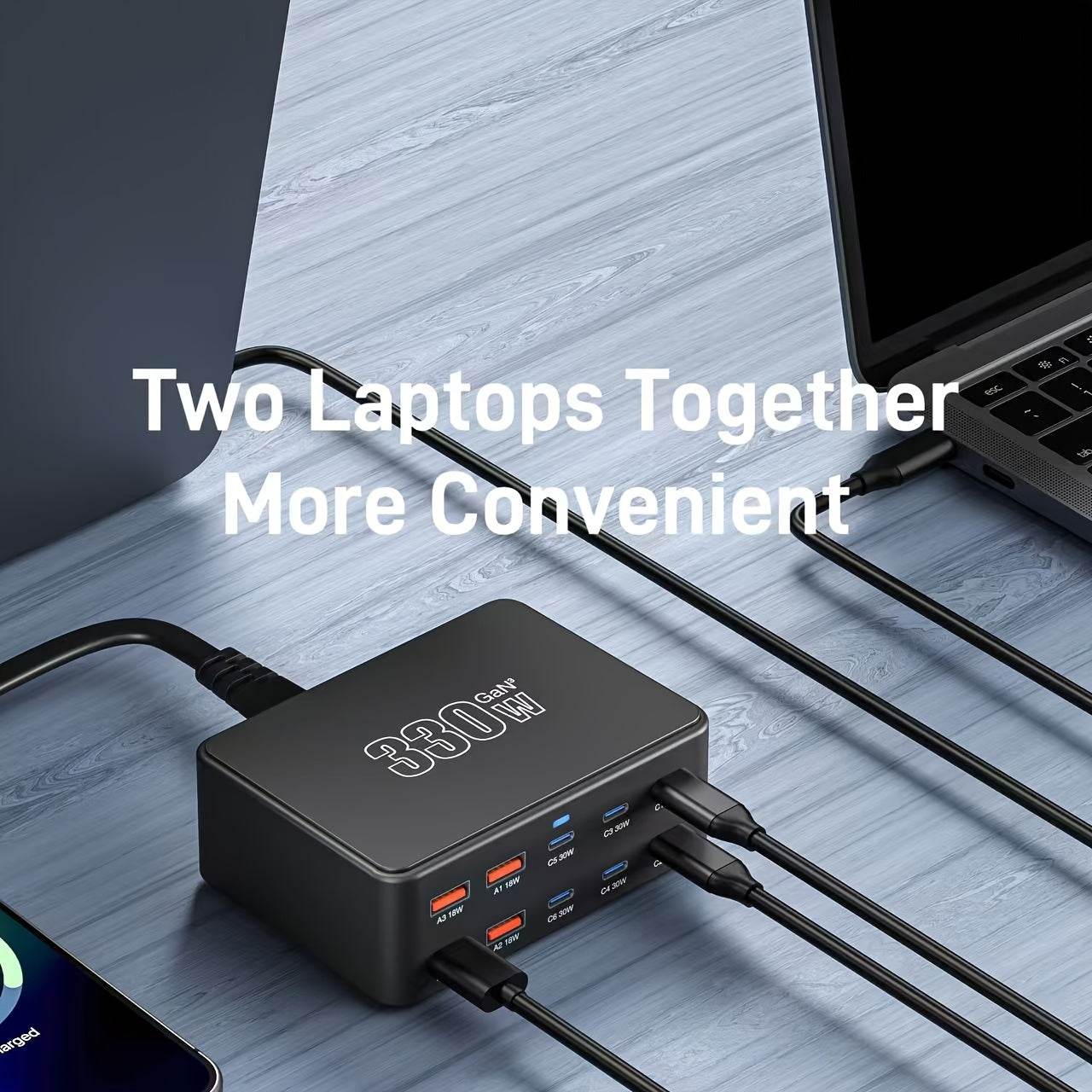 Încărcător Hub USB C 330W GaN III, 10-Port - Venduqo