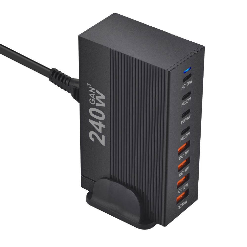 Încărcător Rapid 240W GaN cu 8 Porturi USB - Venduqo