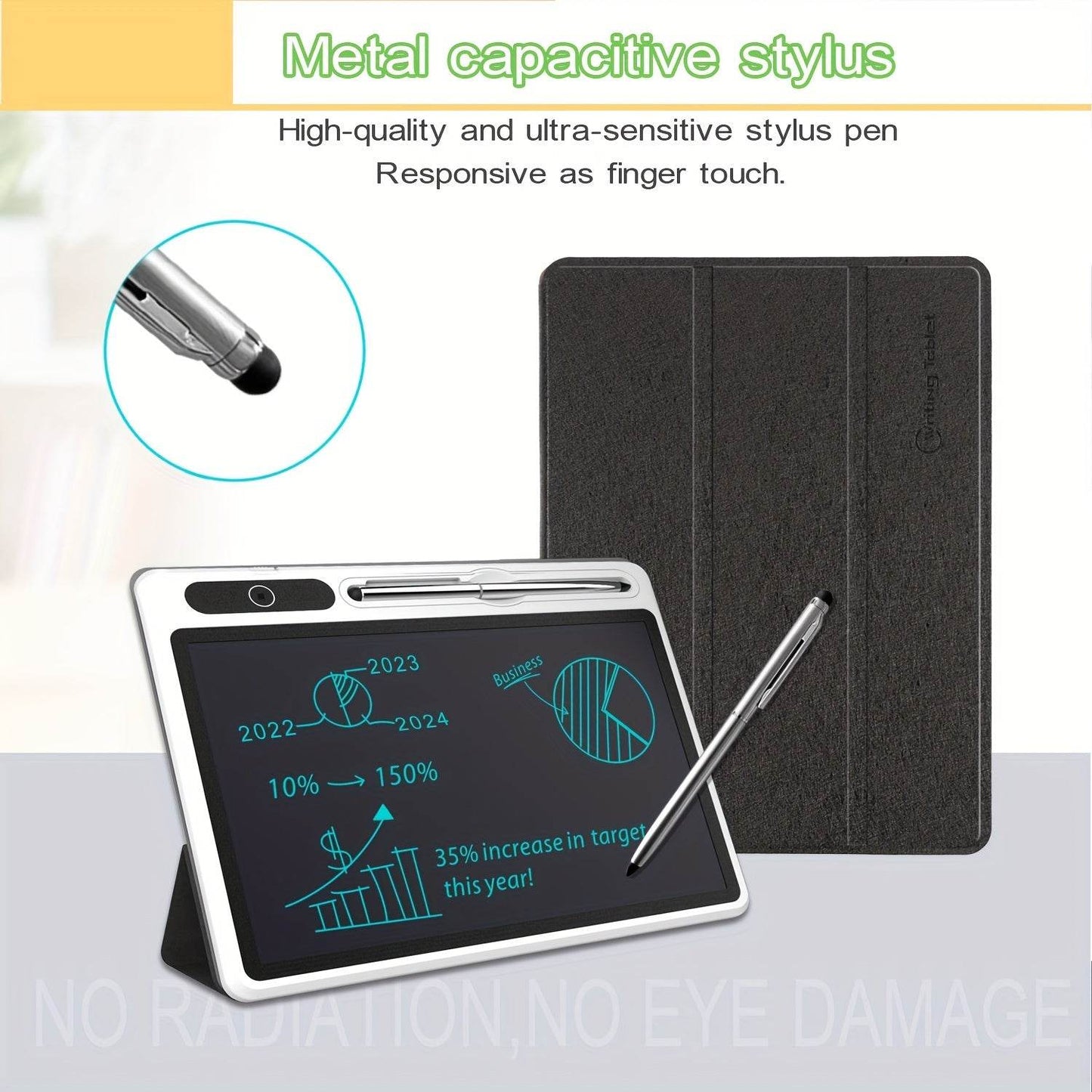 Tablet LCD 23.62cm cu Husa Protectoare din Piele - Venduqo
