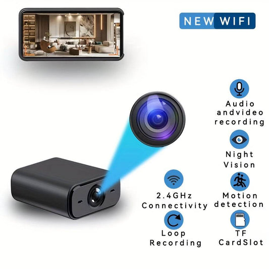 Compact Wireless Security Camera X6 with Night Vision