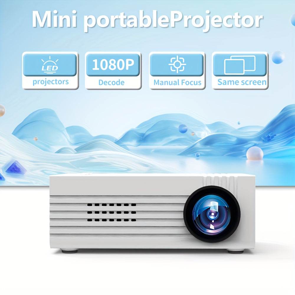 Proiector Portabil HD YLEEGS 2025, 800+ Lumeni, Control Remote - Venduqo