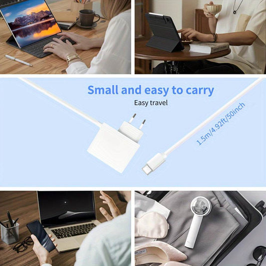 Încărcător Rapid 65W USB-C GaN PD cu Cablu de 150cm - Venduqo