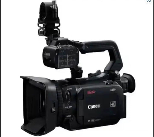 Professional Camcorder XA50 4K with Dual-Pixel Autofocus