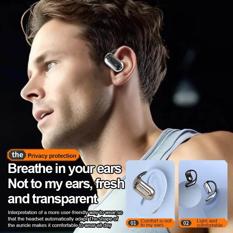 Căști Bluetooth Open AI cu Traducere Wireless și Display LED - Venduqo