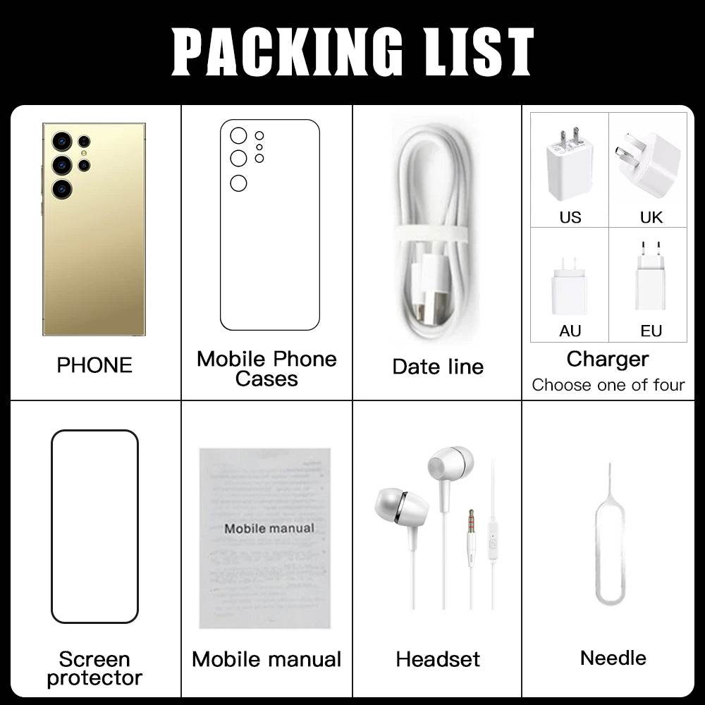 Smartphone S25 Ultra 2025 - 7.3 Inch, 5G, Dual SIM, Unlocked - Venduqo