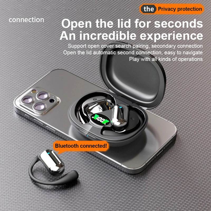 Căști Bluetooth Open AI cu Traducere Wireless și Display LED - Venduqo