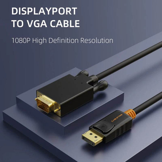 CABLETIME Cablu DisplayPort la VGA 2m - DP la VGA - Venduqo