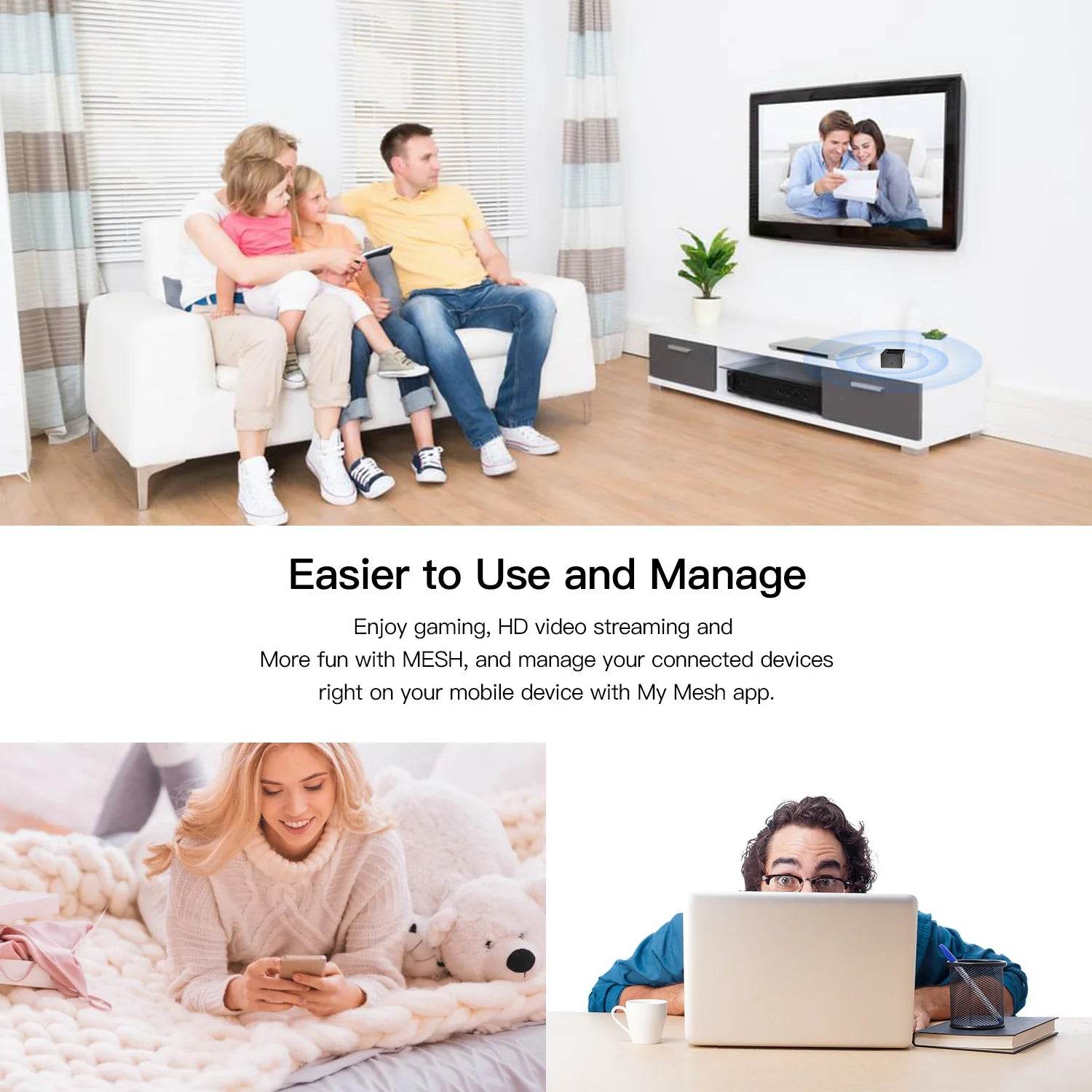 Sistem WiFi Mesh F-MEAC1200 pentru Întreaga Casă - Venduqo