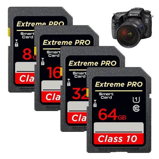 High-Speed Class 10 SD Card - 8GB to 256GB