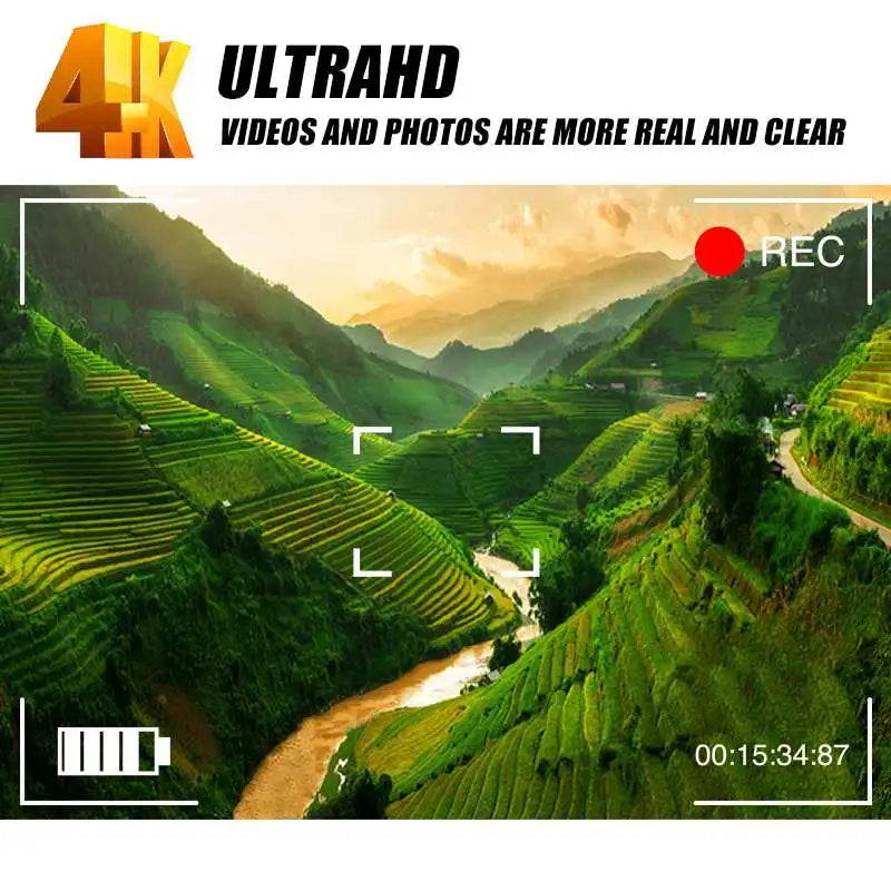 Cameră Video 4K Ultra HD 30MP cu WiFi și Ecran Tactil - Venduqo