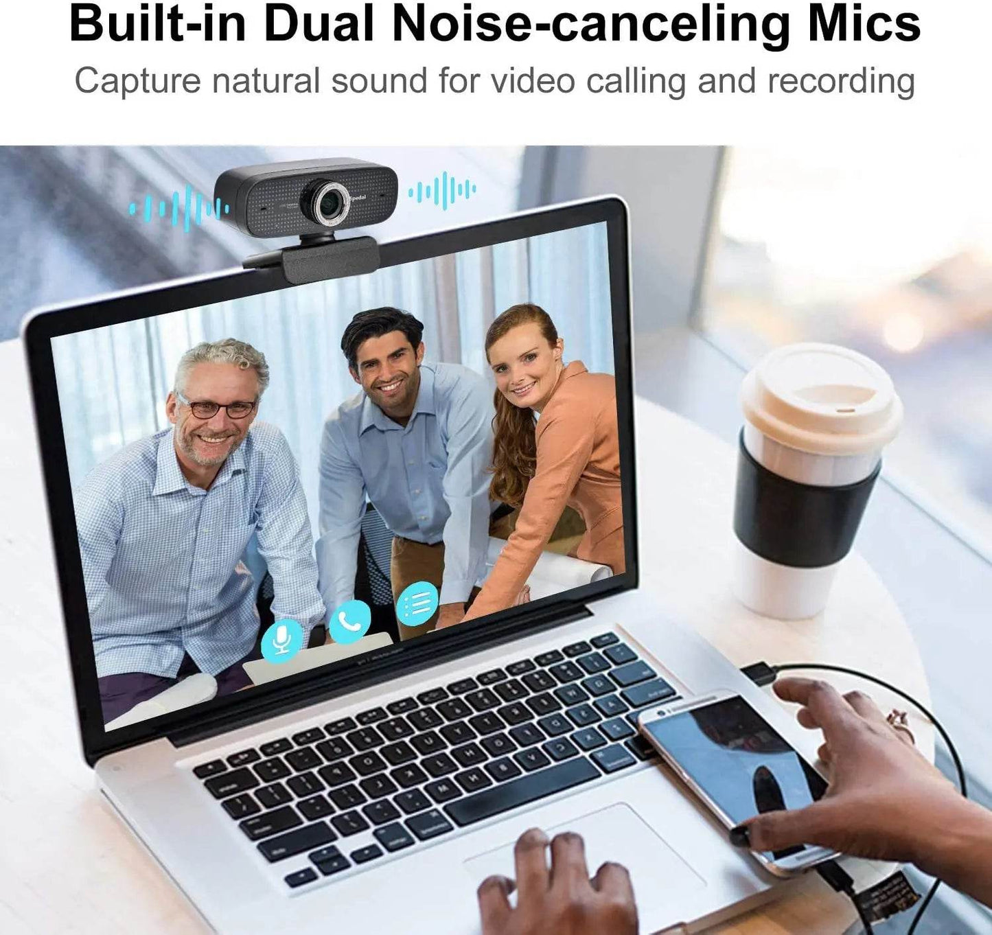 Cameră Web Spedal C922 1080P Full HD cu Microfon Integrat - Venduqo