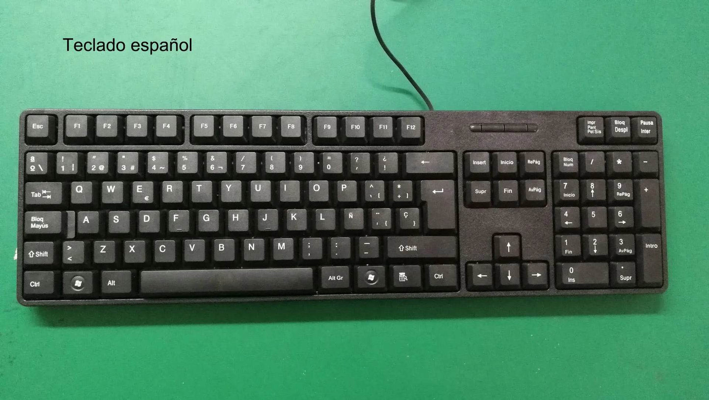 Tastatură Gaming USB 104 Taste cu Caps Lock în Limbi Varietate - Venduqo