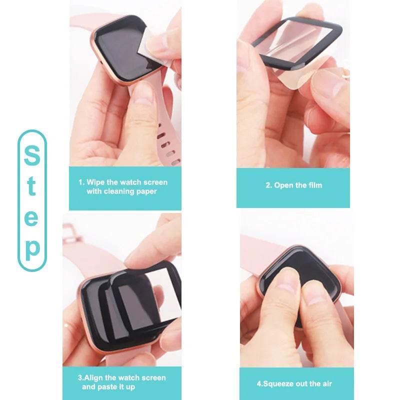 Protector Ecran GTS pentru Amazfit GTS 2 3 4 Mini - Acoperire Fiberglass HD - Venduqo