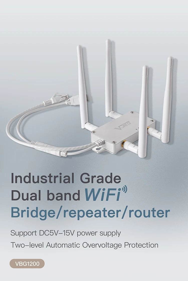 VONETS VBG1200 Dual Band WiFi Bridge Router - Venduqo