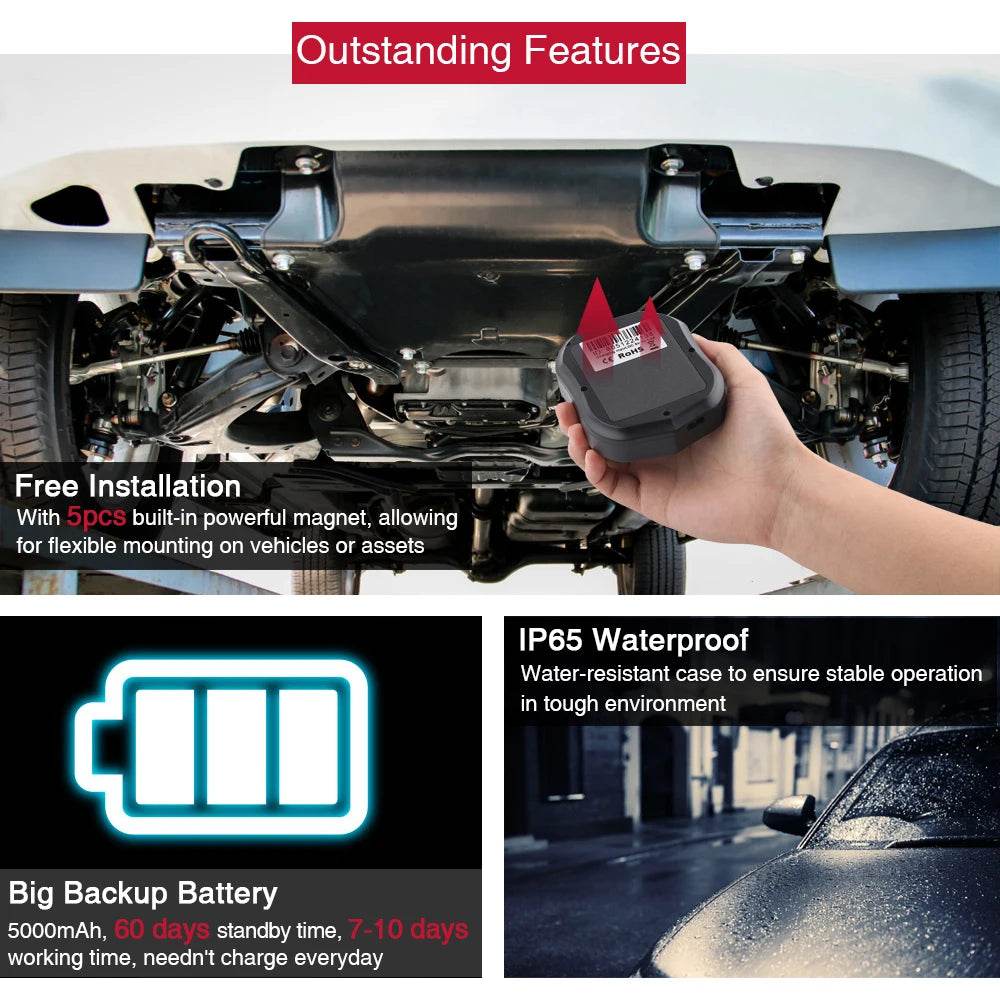 GPS Tracker Auto TKSTAR TK905 - Venduqo