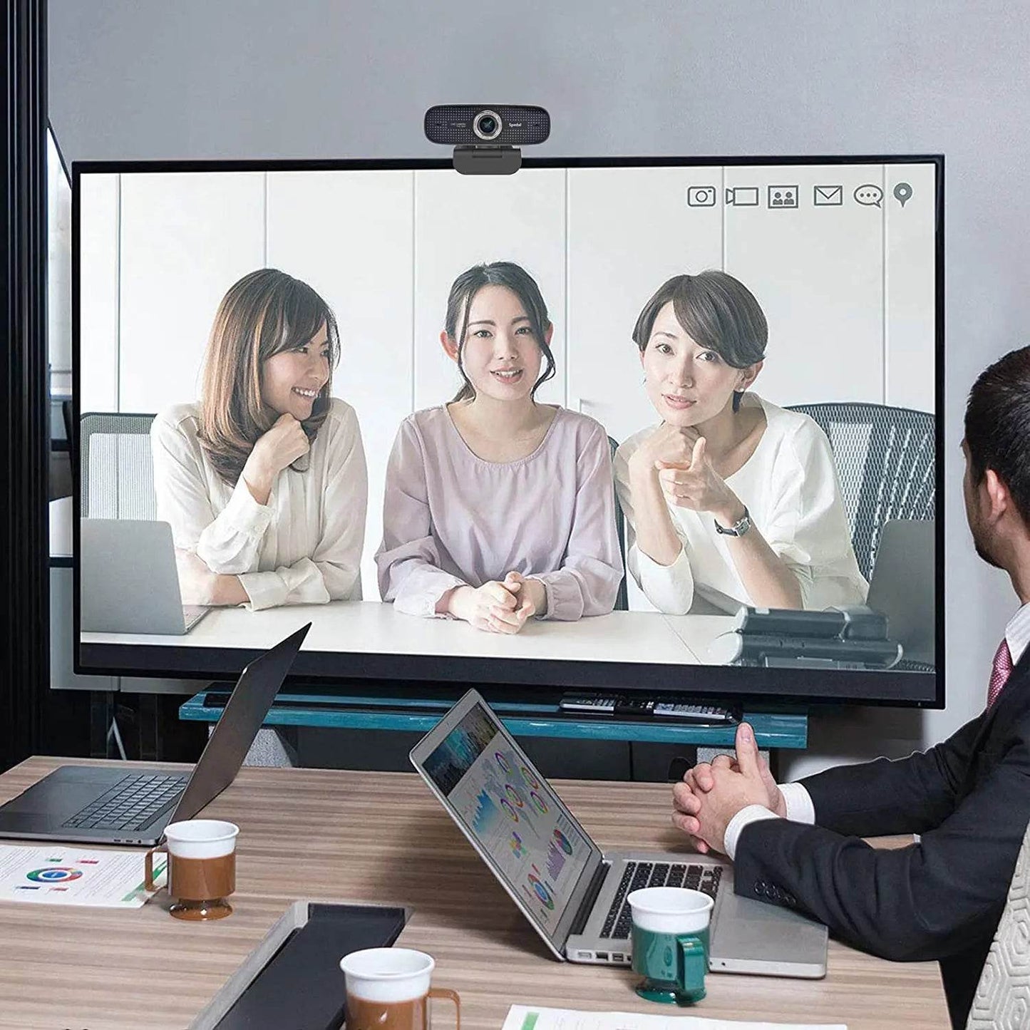 Cameră Web Spedal C922 1080P Full HD cu Microfon Integrat - Venduqo